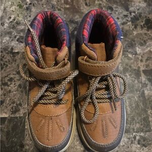 Carter's Brown and Blue Kids Rain & Snow Boots